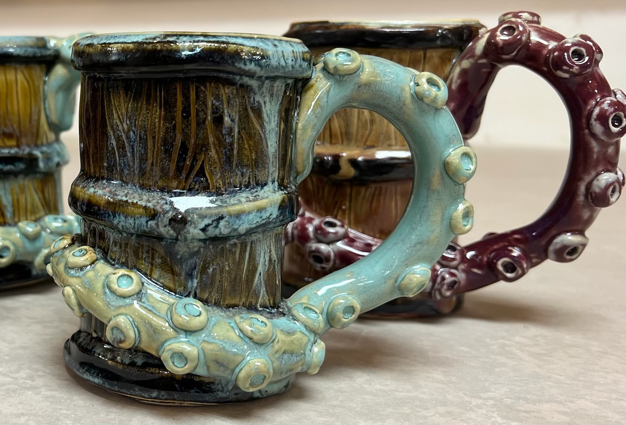 Alaska wildlife-inspired ceramic sculpture handmade by Charlene in Juneau, Alaska