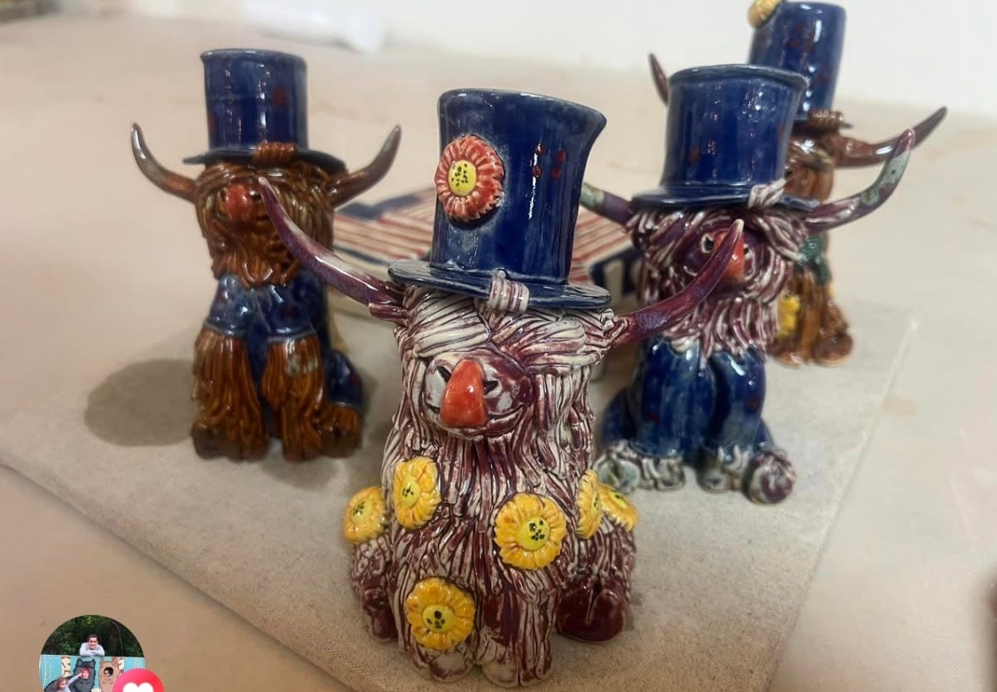 Highland Cattle Figure